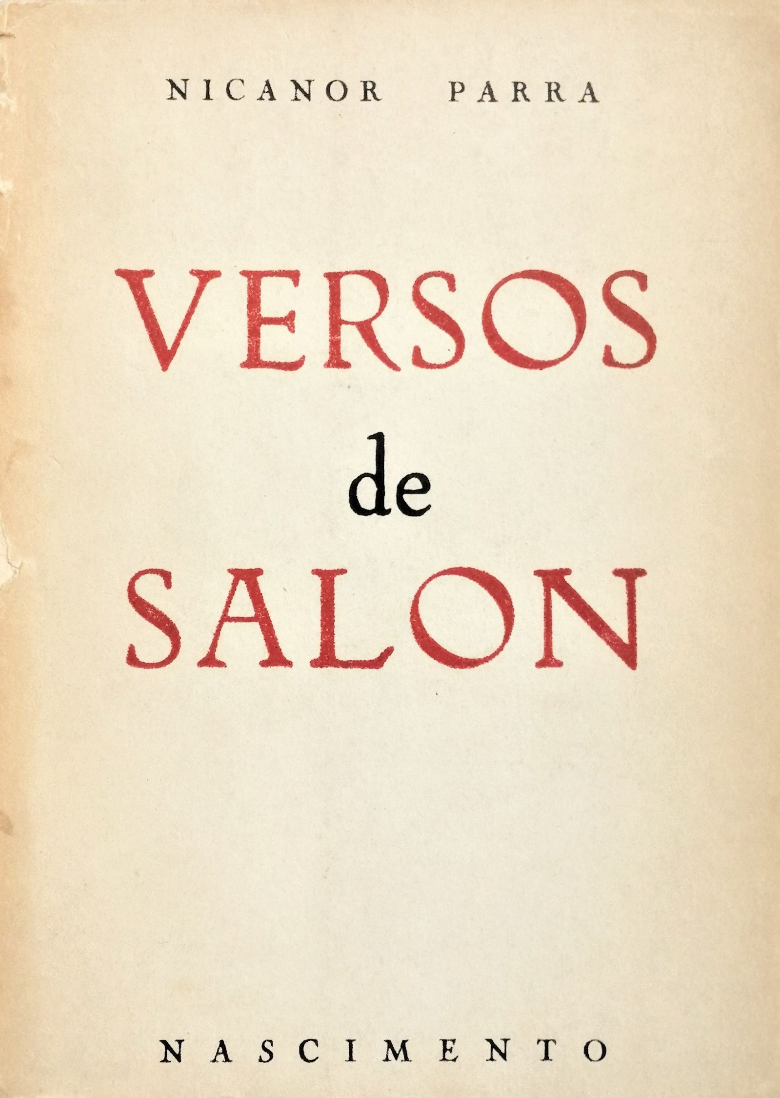 Nicanor Parra - Versos de salón 