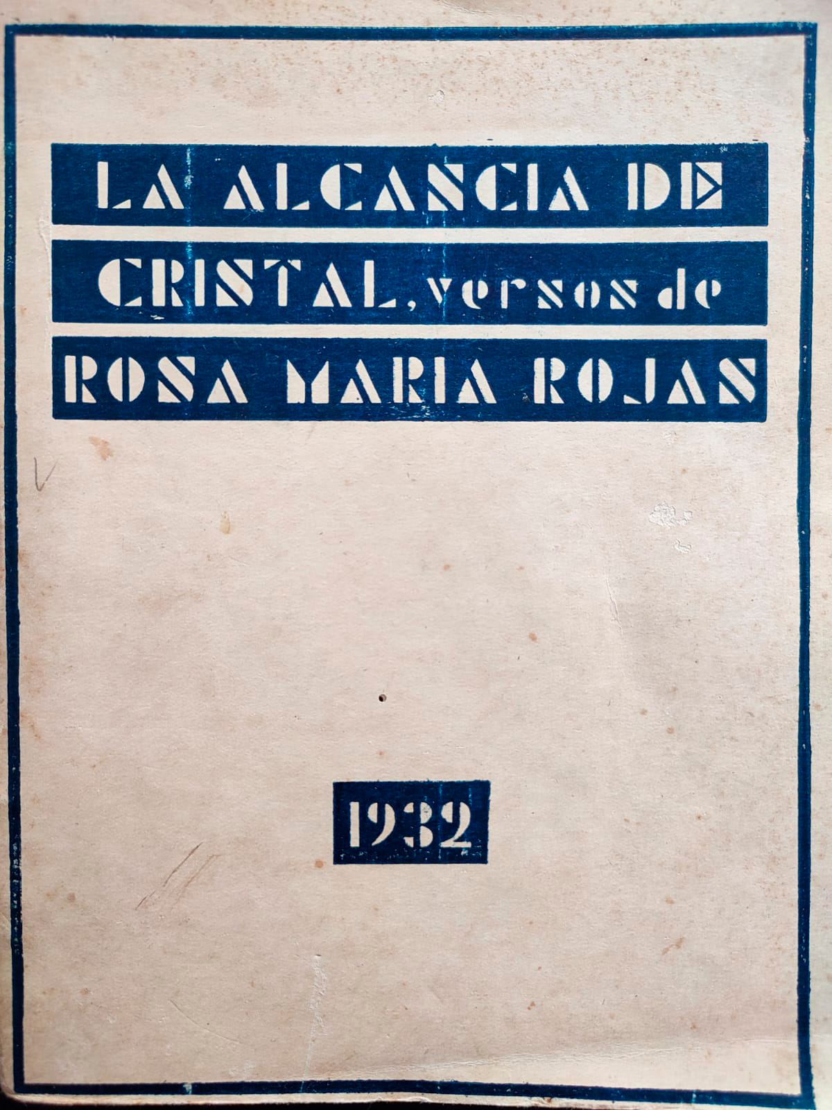 Rosa María Rojas	La alcancía de Cristal versos 