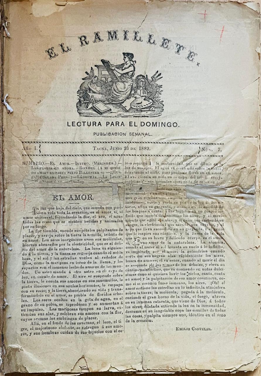 El ramillete. Lectura para el domingo 