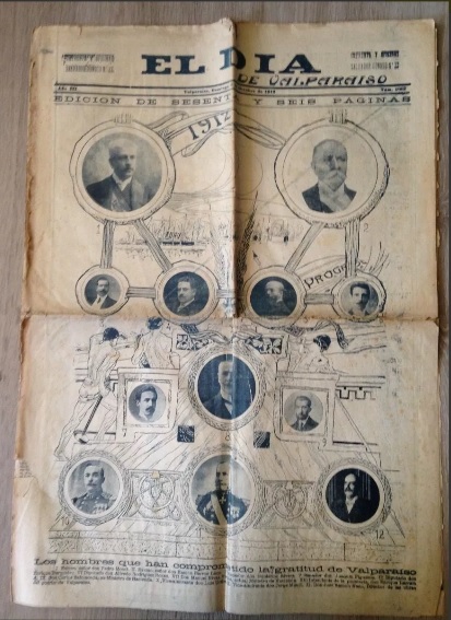 Diario El día de Valparaiso año III, n° 1007