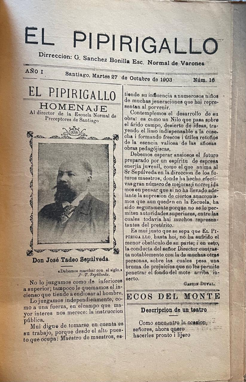 El Pipirigallo. Periodico Literario de los domingos. 