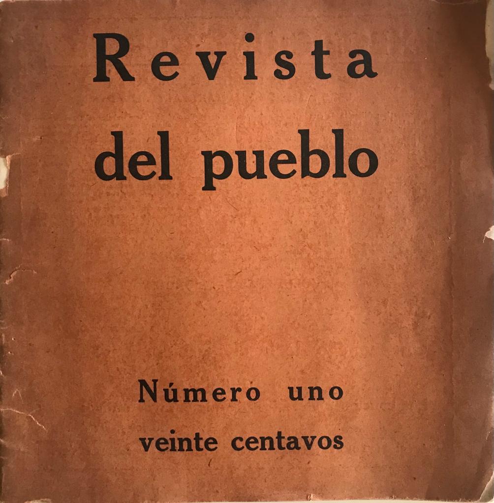 Julio Fingerit (director). Revista del pueblo  N°1
