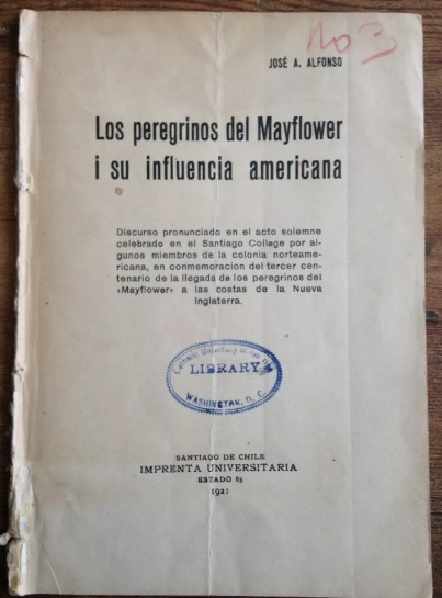 Jose A. Alfonso. Los peregrinos del mayflower i su influencia americana 