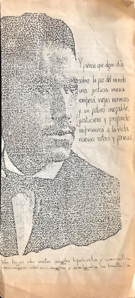 FECH	Manifiesto estudiantil
