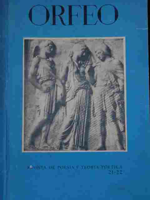 Orfeo Revista de Poesía y Teoría Poética N° 21- 22