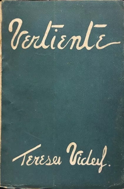 Teresa Vidal. Vertiente. Poemas.