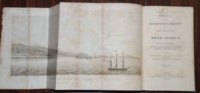W. B. Stevenson - Historical and descriptive narrative of twenty years residence in south america 3 tomos