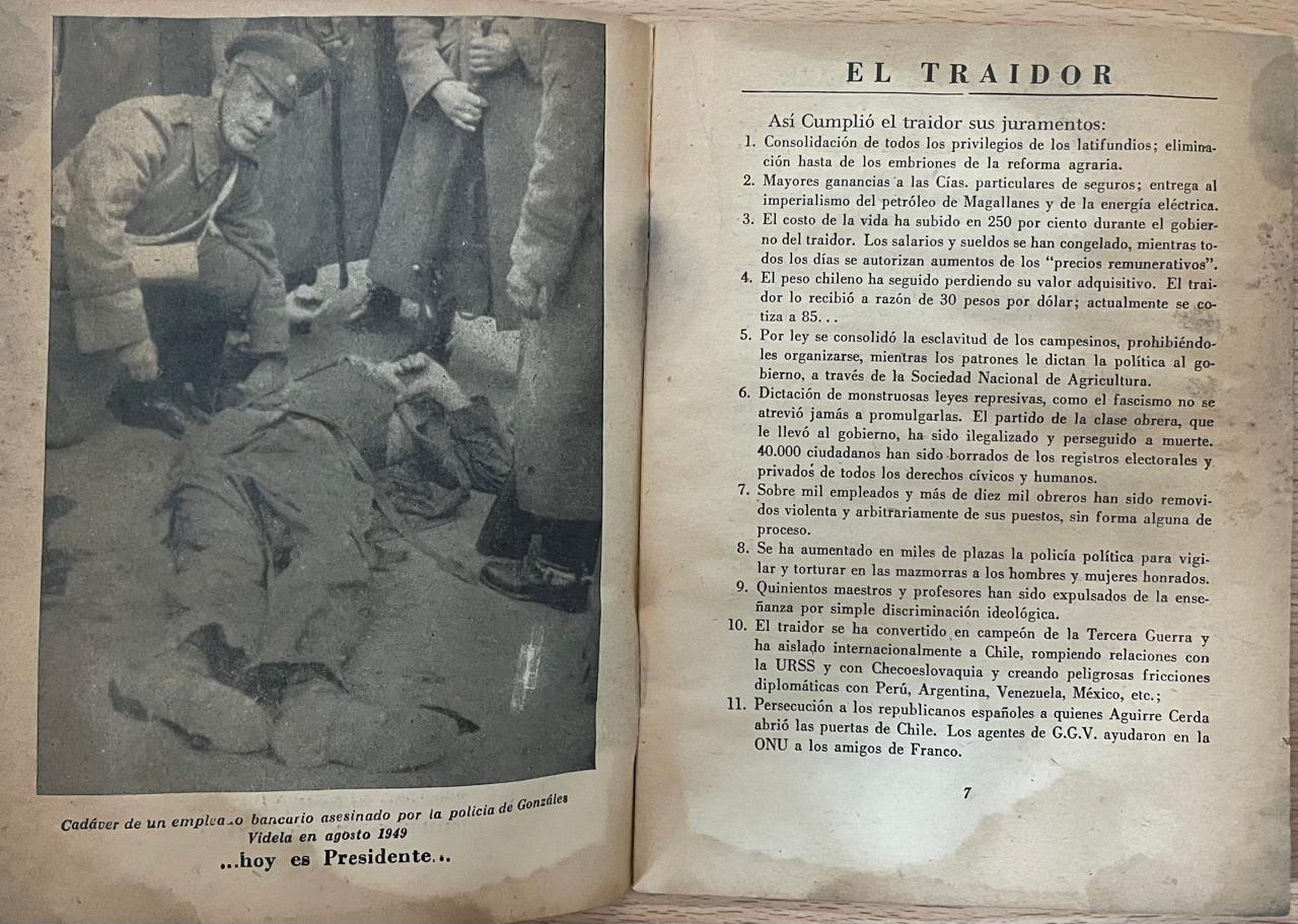 Pablo Neruda  	Gonzalez Videla el Laval de América Latina. Breve biografía de un traidor.