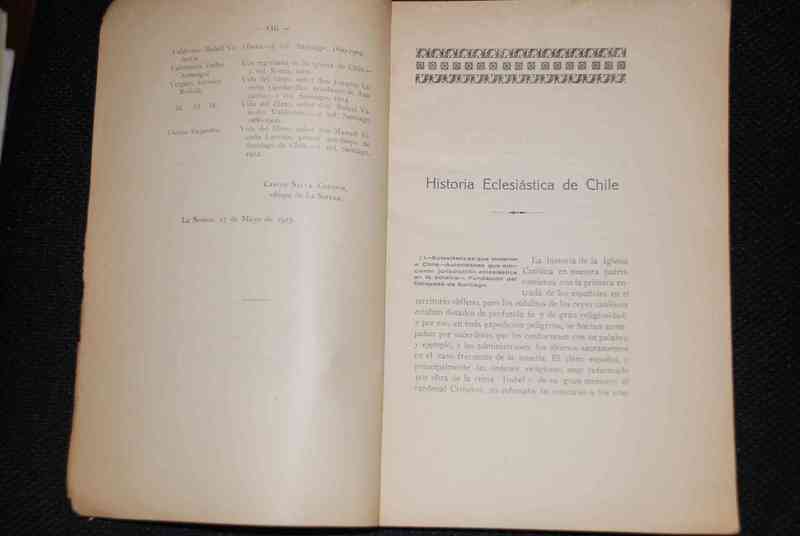 Carlos Silva Cotapos - Historia Eclesiastica de Chile 
