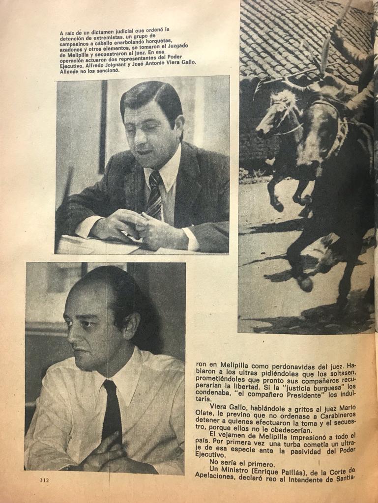 Hernán Millas y Emilio Filippi	Chile 70-73: Crónica de una experiencia