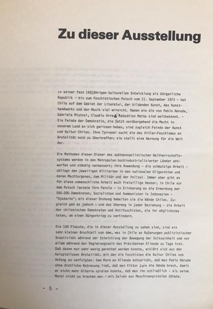 Gustavo Becerra-Schmidt y Norbert Schneider	100 chilenische plakate. Aus der zeit der reigerung Allende (1970 - 1973)