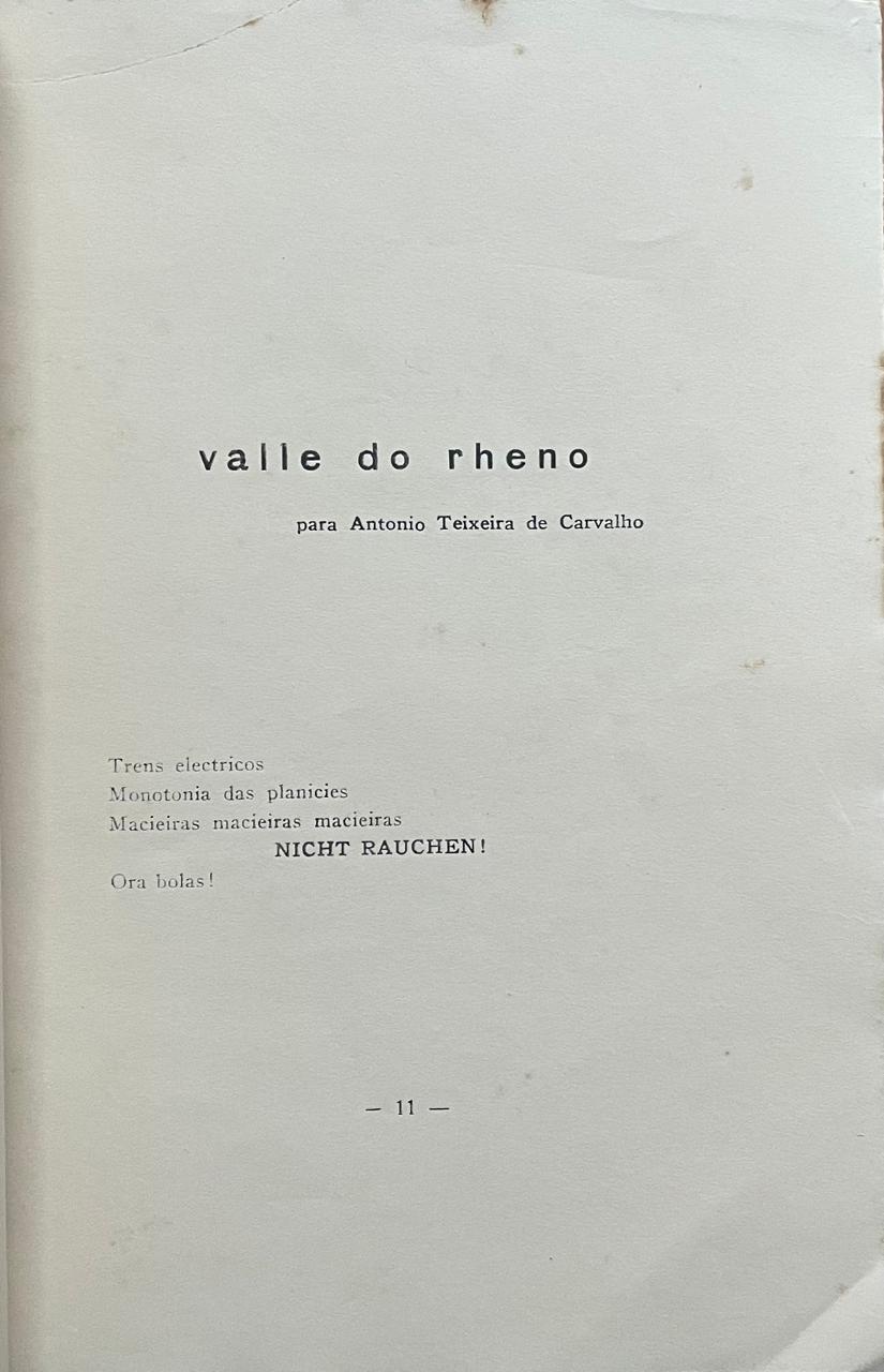 Sergio Milliet	Poemas Análogos 