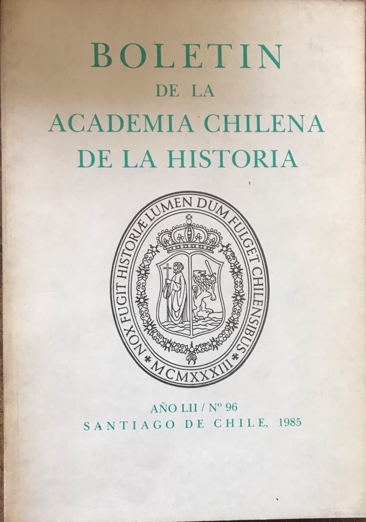 Boletín de la Academia chilena de la historia: