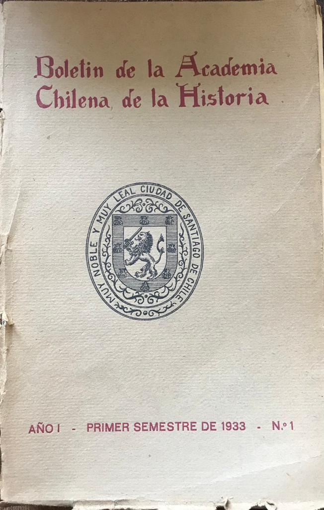 Boletín de la Academia chilena de la historia: