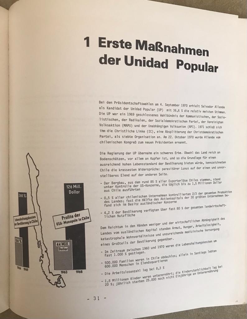 Gustavo Becerra-Schmidt y Norbert Schneider	100 chilenische plakate. Aus der zeit der reigerung Allende (1970 - 1973)