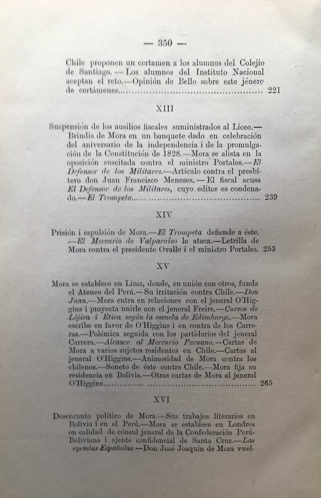 Miguel Luis Amunategui .Don José Joaquín de Mora