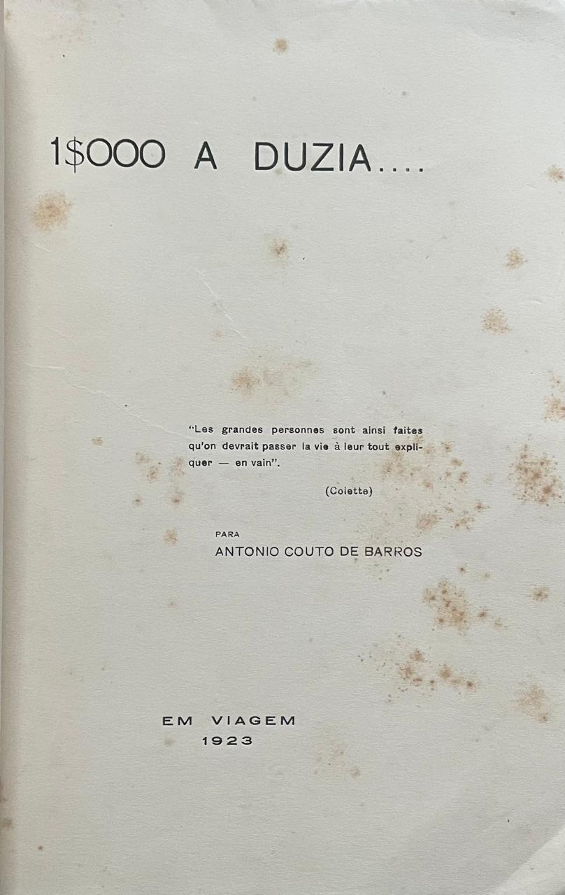 Sergio Milliet	Poemas Análogos 