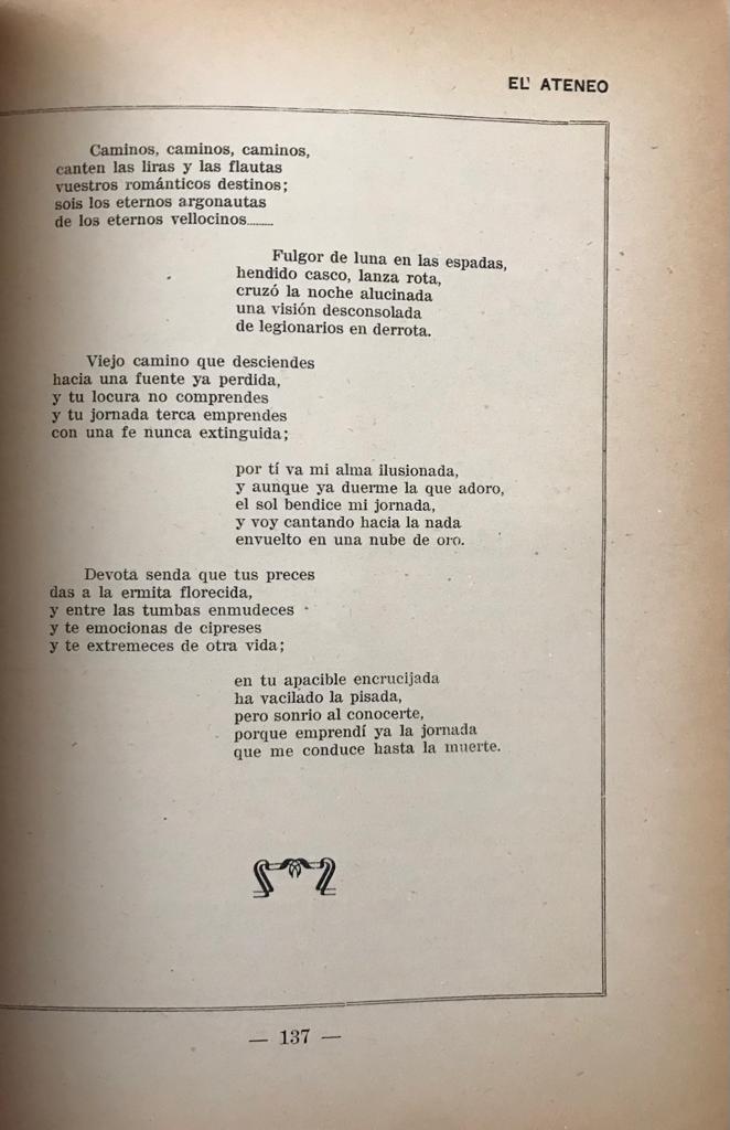 Samuel A. Lillo (Director) 	Revista El Ateneo (5 números) 