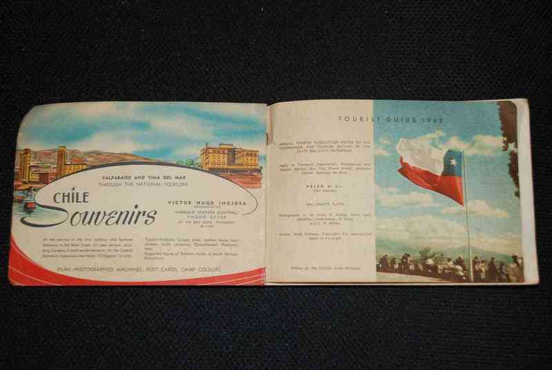 Tourist Guide 1962 - annual tourism publication edited by the propaganda and tourism section of the State Railways enterprise ; texte Oreste Plath ; photographs. U. de Chile