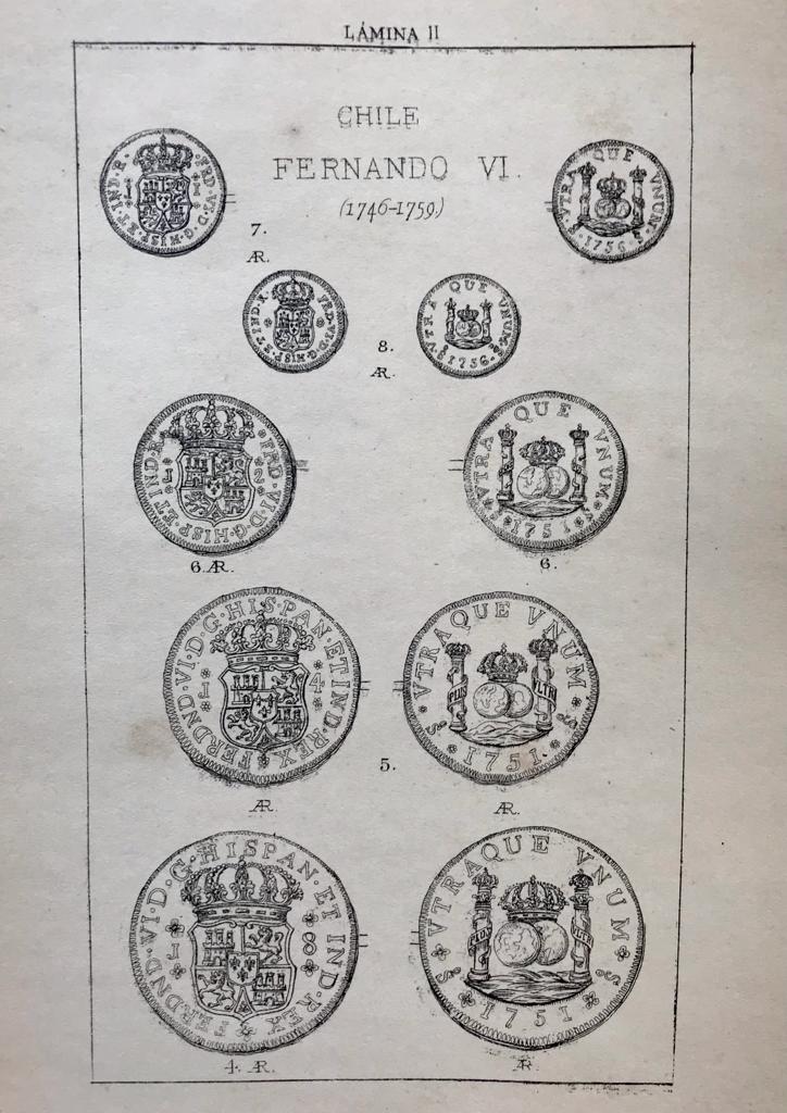 José Toribio Medina . Manual ilustrado de numismática chilena. La Colonia