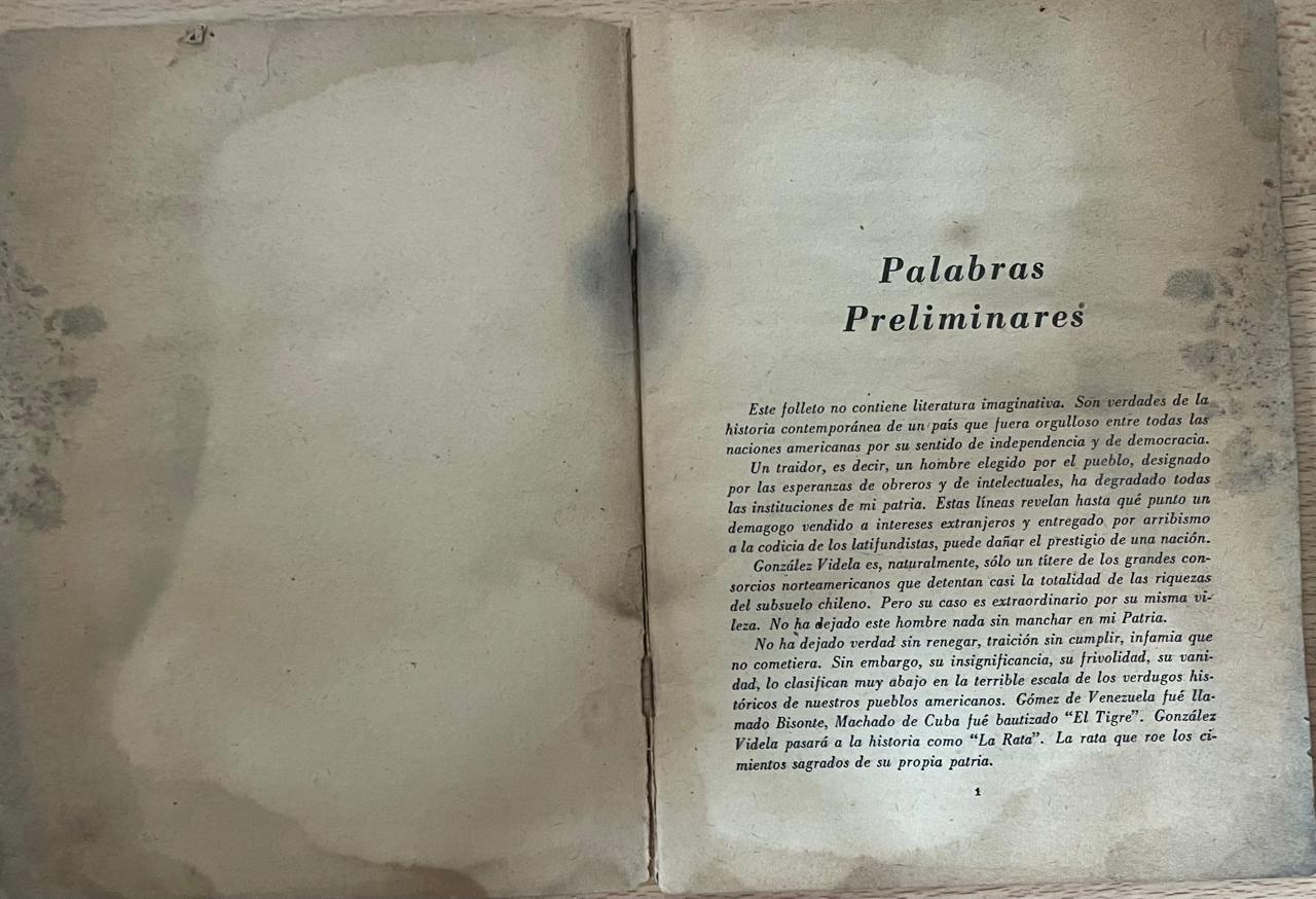 Pablo Neruda  	Gonzalez Videla el Laval de América Latina. Breve biografía de un traidor.