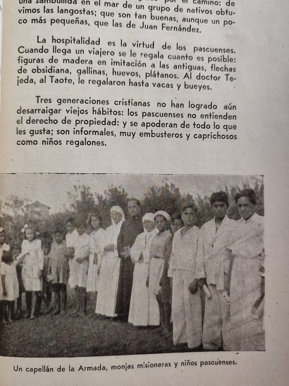 Raúl Marín. Pascua o Rapa Nui. La isla lejana y misteriosa que tiene Chile en los mares del sur. 