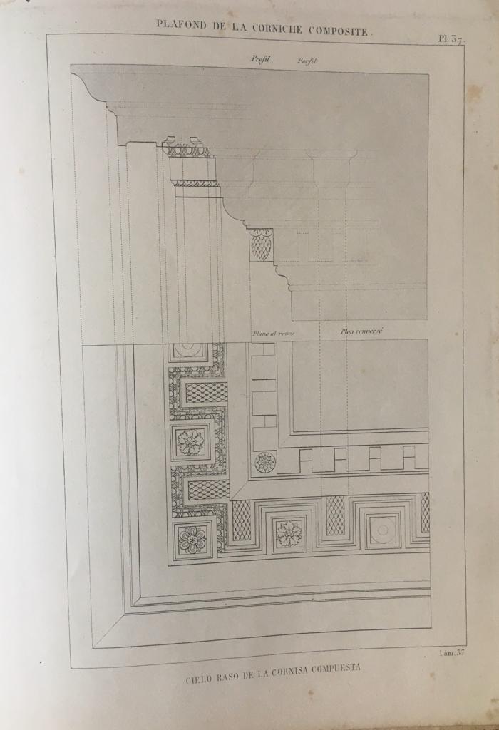  Thierry G. Tratado de los cinco órdenes de Arquitectura y de los primeros elementos de construcción. 
