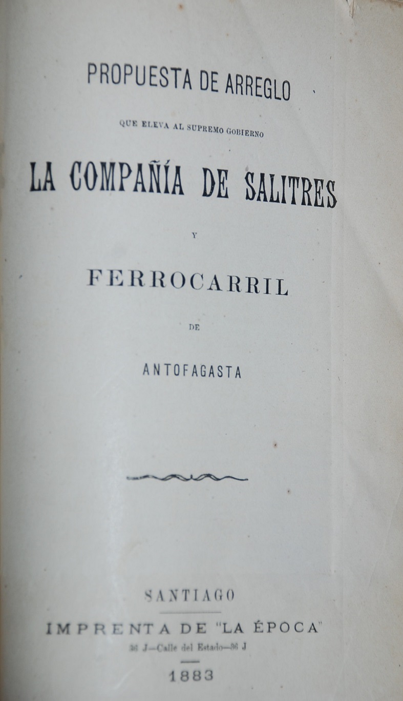 Guillermo Eduardo Billinghurst - Los capitales salitreros de Tarapacá